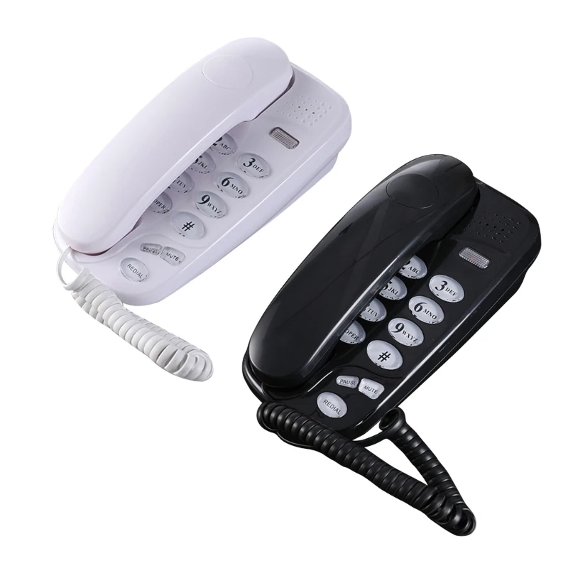 Стационарный настенный телефон KXT-580, портативный Мини-телефон, настенный телефон для домашнего офиса, спа-центра отеля