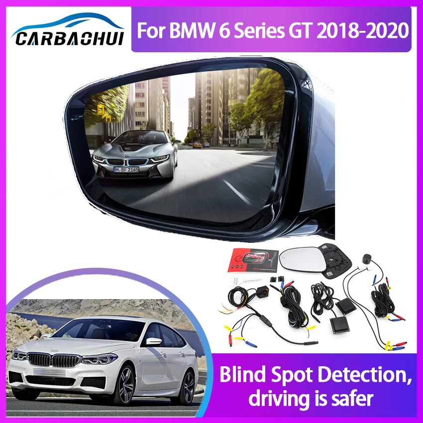 Для BMW 6 Серии GT 2018-2020 BSM BSD Система Мониторинга Слепых Зон На Миллиметровых Волнах 24 ГГц Радарный Датчик Зеркало Со Светодиодной Подсветкой Предупреждение