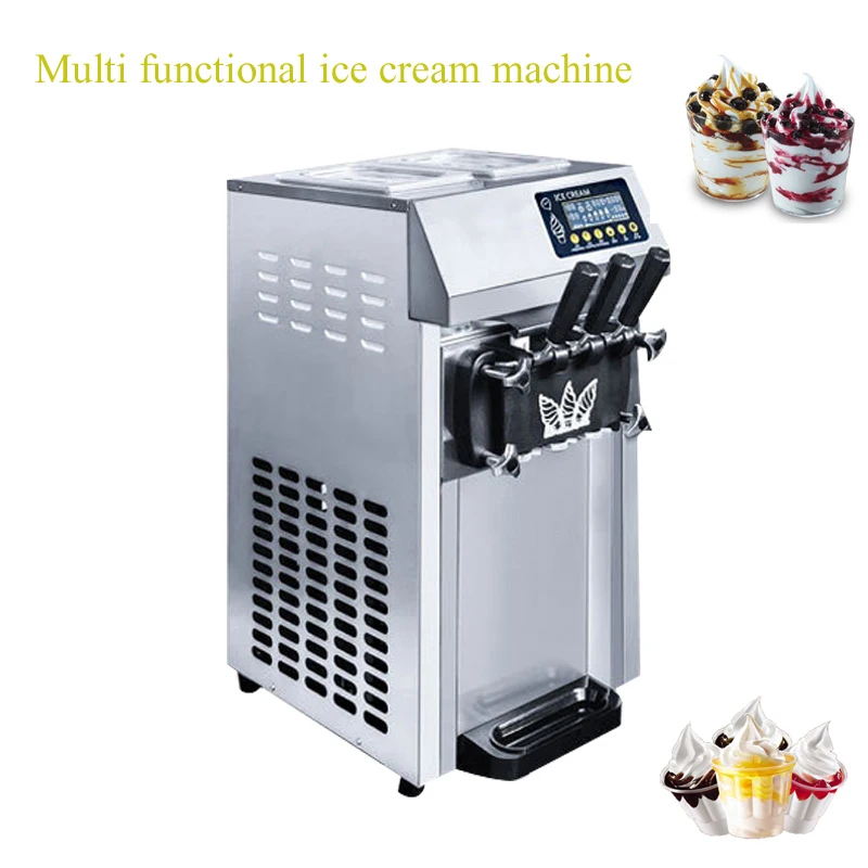 Настольная Машина Для производства Мягкого Мороженого PBOBP, Автомат Для продажи Мороженого из Нержавеющей Стали