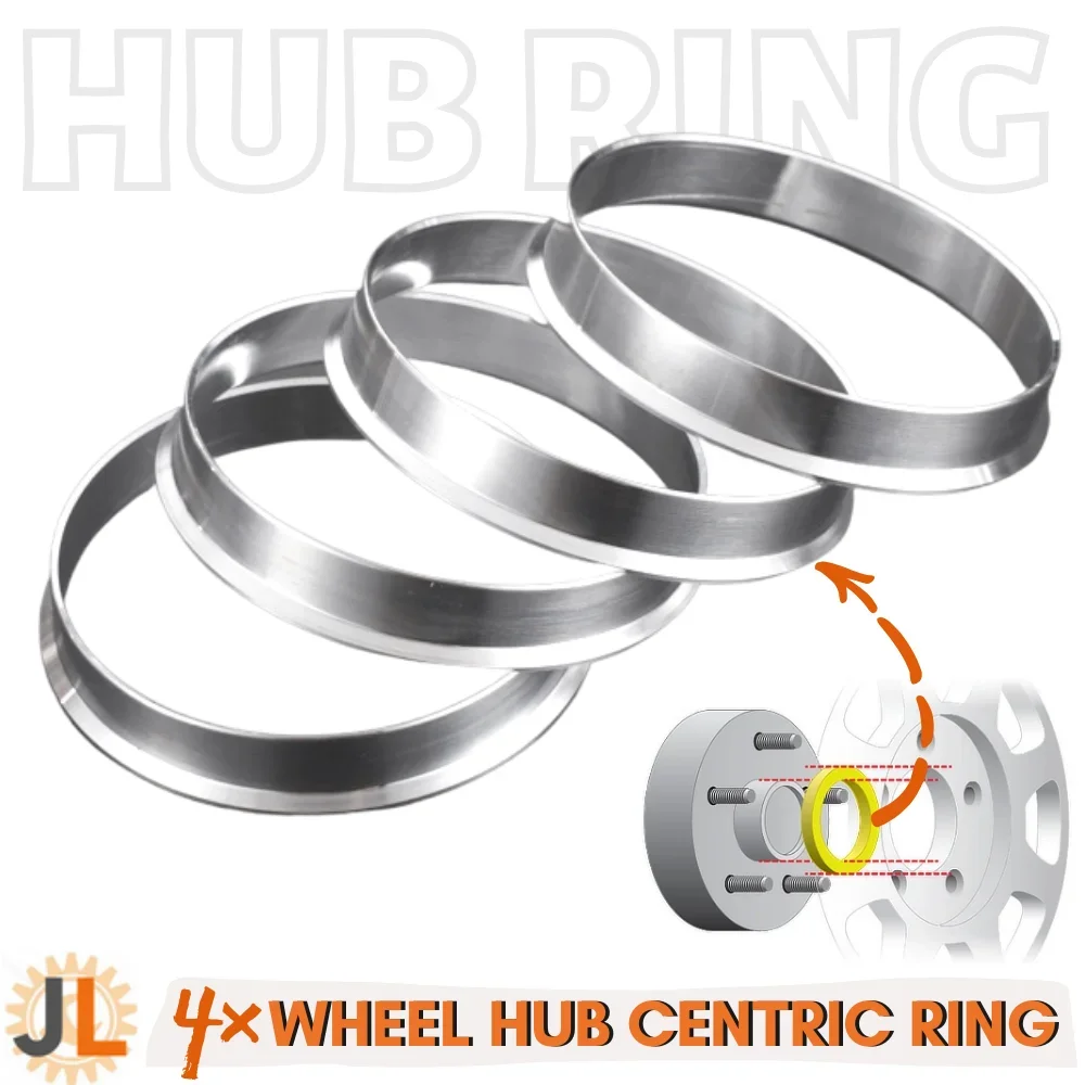 Кольца для центрирования ступицы 111-106.1 Распорка для отверстия в кольце центральной ступицы колеса Из алюминиевого сплава Кол-во (4)