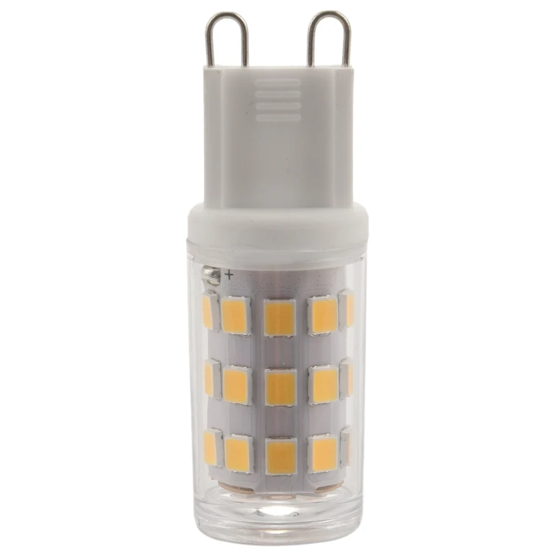 Светодиодные лампы G9, галогенные лампы 3 Вт, розетка G9, энергосберегающая светодиодная лампа, натуральный белый, 360 ЛМ, переменный ток 220-240 В, 5 упаковок