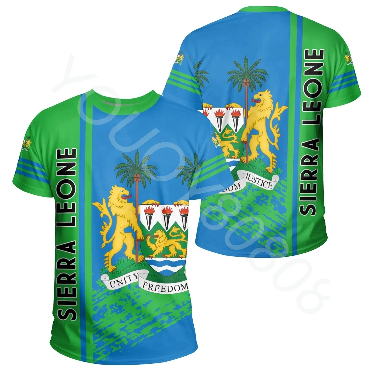Новая летняя мужская одежда, футболка Africa Zone, футболка в стиле Sierra Quarter, повседневная футболка в уличном стиле харадзюку с принтом
