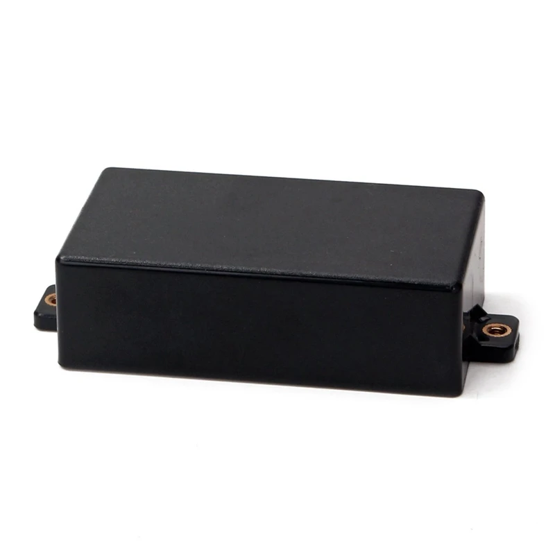 4X Пластиковая герметичная крышка звукоснимателя Humbucker, подходящая для гитарных частей звукоснимателя SQ ST (черный)