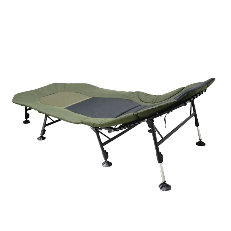 Удобная мягкая походная переносная металлическая складная односпальная влагостойкая кровать для кемпинга на открытом воздухе