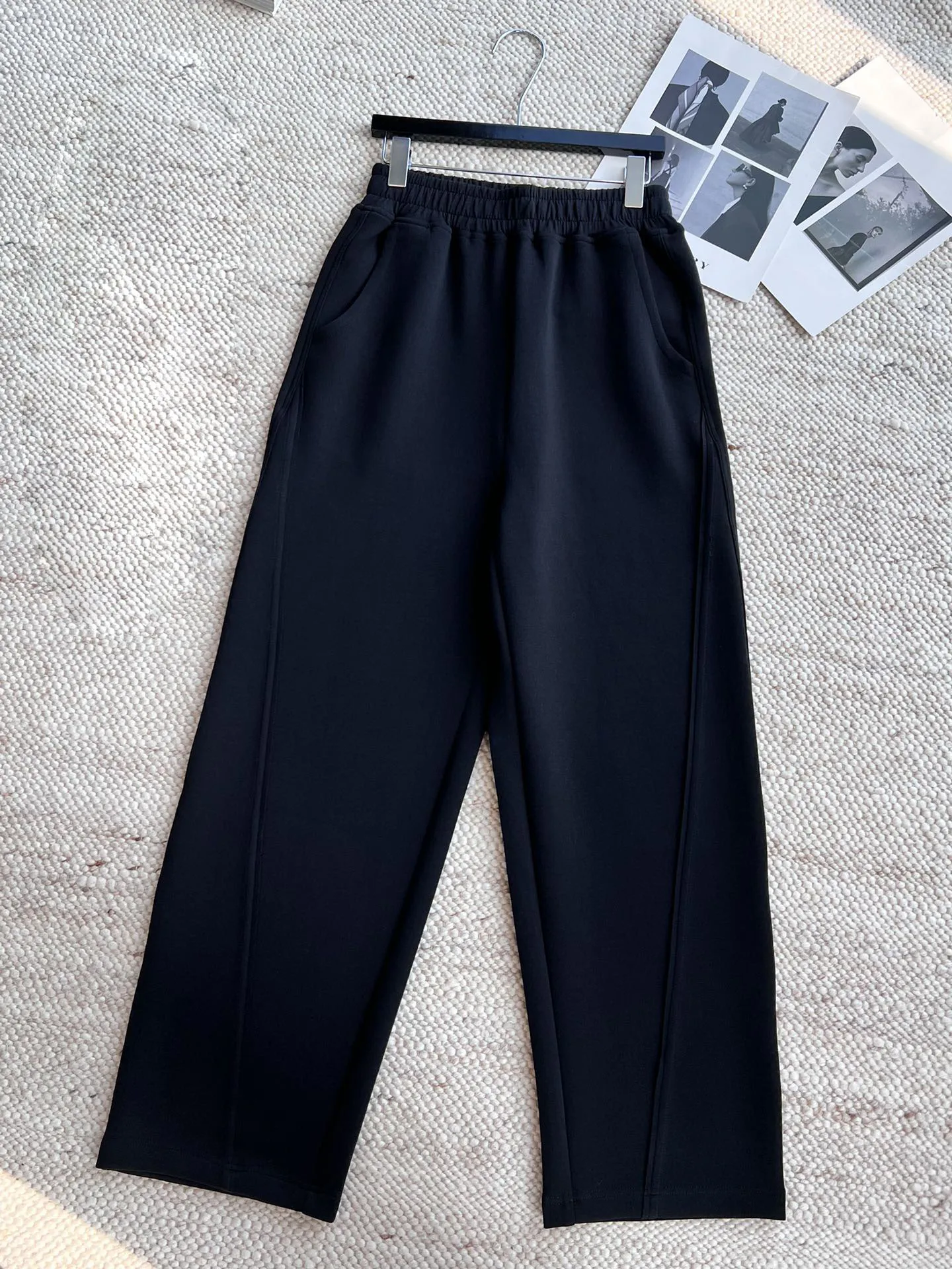 Широкие брюки с эластичной резинкой на талии версия повседневная мода 2024 осень новинка 0109 хит продаж