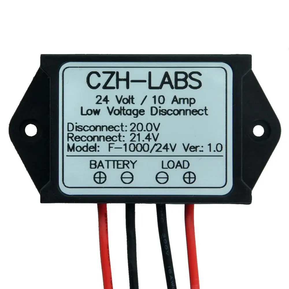 Модуль отключения низкого напряжения CZH-LABS LVD, 24 В 10 А, защищает / продлевает срок службы батареи.