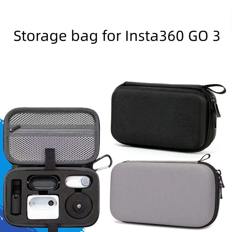 Жесткий чехол EVA для камеры Insta360 GO 3, сумка для хранения аксессуаров 360 Go3, защитный бокс большой емкости