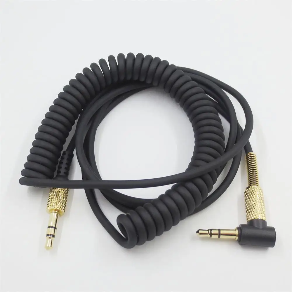 Высококачественный кабель для наушников с оголенным медным сердечником, прочный бескислородный медный провод, кабель для подключения гарнитуры с тремя кнопками управления