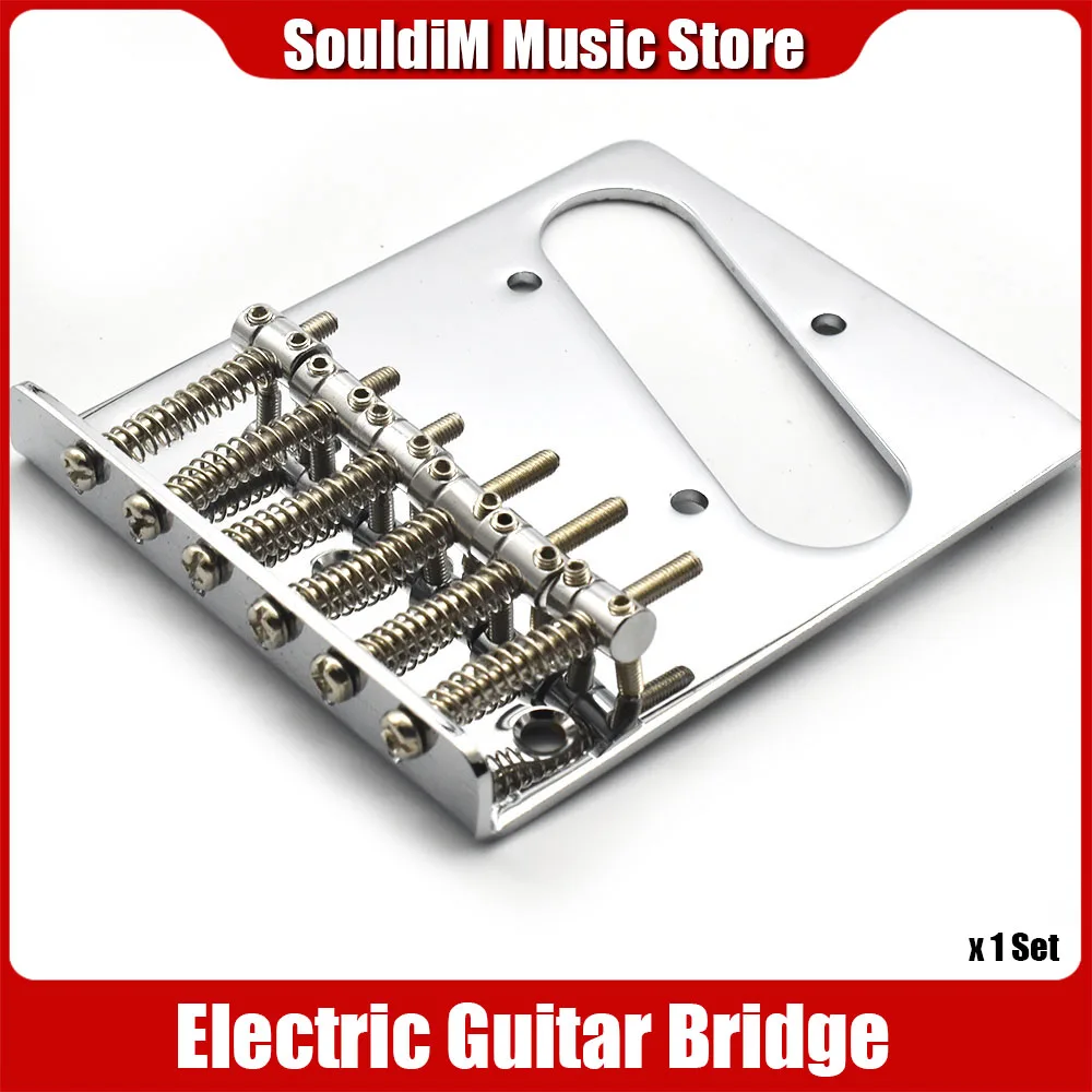 Хромированный винтажный мост для задней части электрогитары для гитарных аксессуаров TL