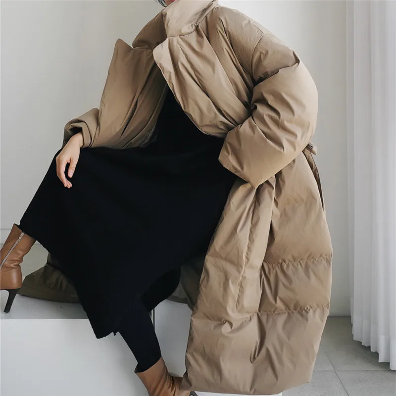 Зимняя новая куртка bread, свободного кроя, с завышенной талией, хлопковая куртка средней длины, утолщенная и теплая хлопковая куртка