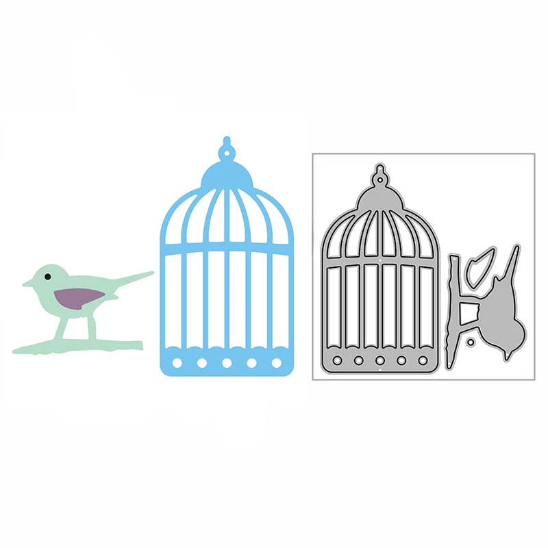 Новая Форма для Тиснения Канареечной Птичьей Клетки Bird Craft 2021, Металлические Режущие Штампы для DIY, Декоративный Альбом Для Скрапбукинга, Изготовление Открыток Без Штампа