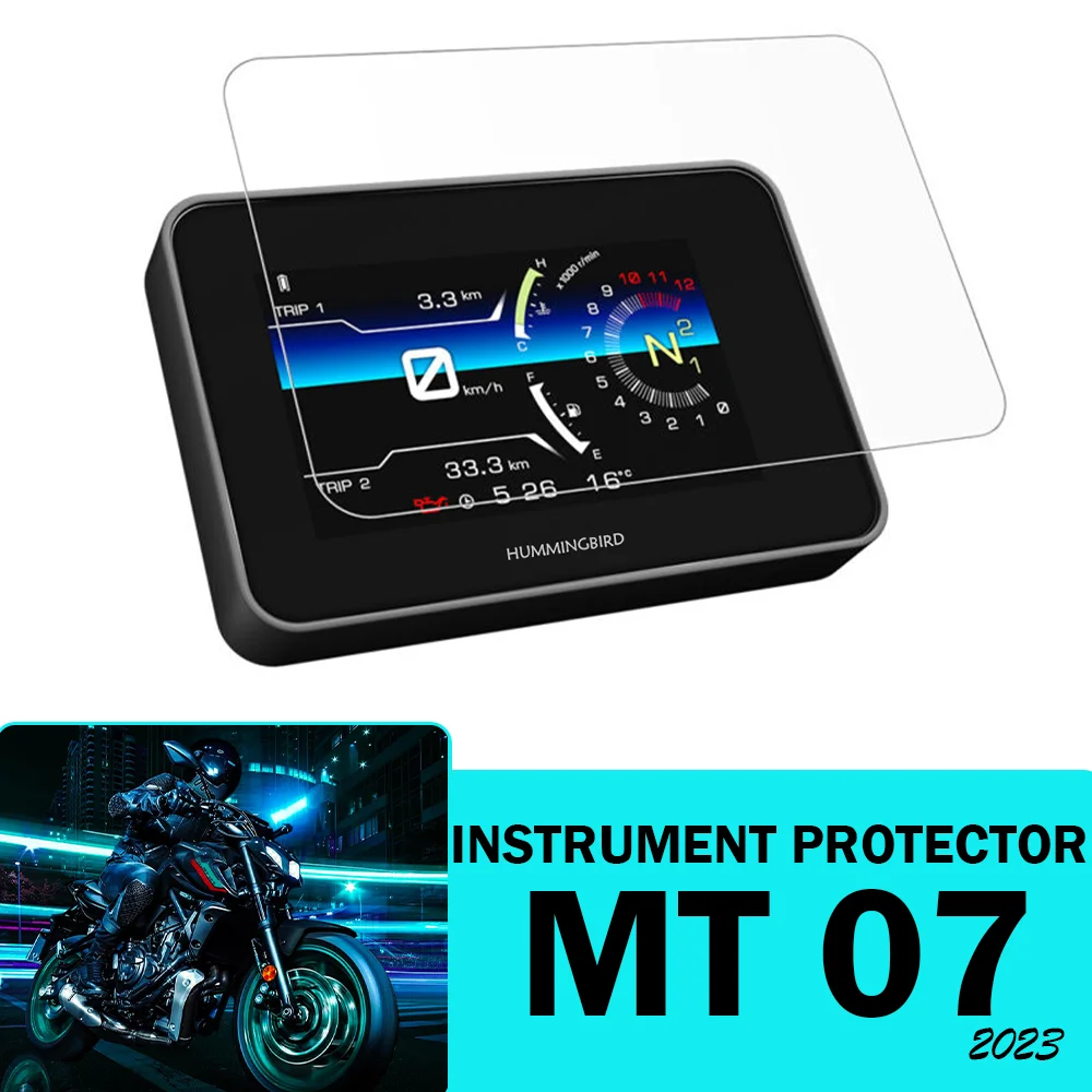 2023 Для Yamaha MT 07 MT-07 Аксессуары Защитная Пленка Для Экрана Приборной панели Защитные Пленки Для Инструментов MT07 MT 07