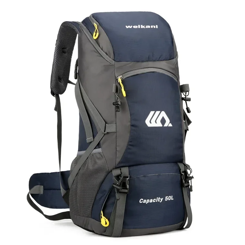 50-литровый туристический рюкзак для кемпинга, мужская Большая Походная сумка, Туристический рюкзак, Водонепроницаемая Спортивная сумка для скалолазания на открытом воздухе, багаж
