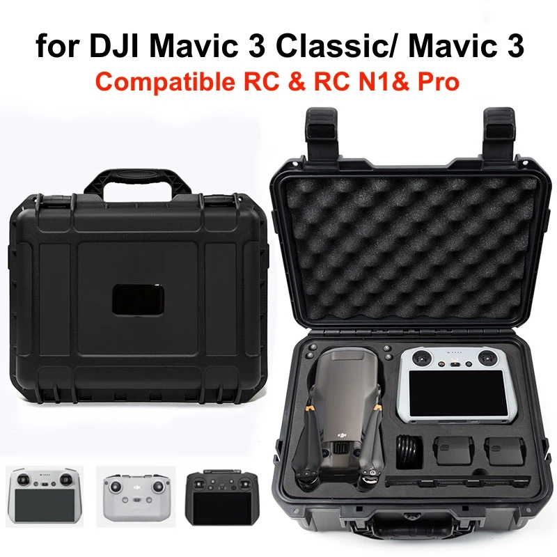 Коробка для Дрона DJI Mavic 3 Взрывозащищенная Коробка для Mavic 3 Classic / Mavic 3 Противоударный Водонепроницаемый Жесткий Чехол Для Переноски Safety Stor