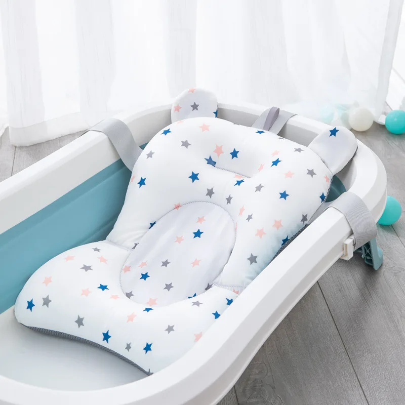 Переносная подушка для детских ванночек, нескользящее сиденье для ванны для новорожденных, детская душевая кабина, кровать на воздушной подушке, подставка для детского коврика