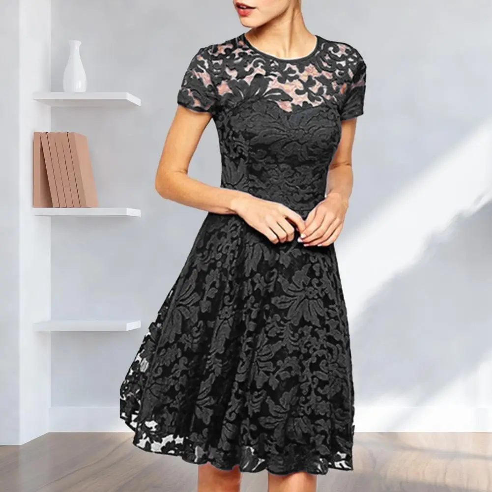 Элегантное Женское мини-платье с короткими рукавами и подходящей обувью длиной выше колена Летнее Мини-платье