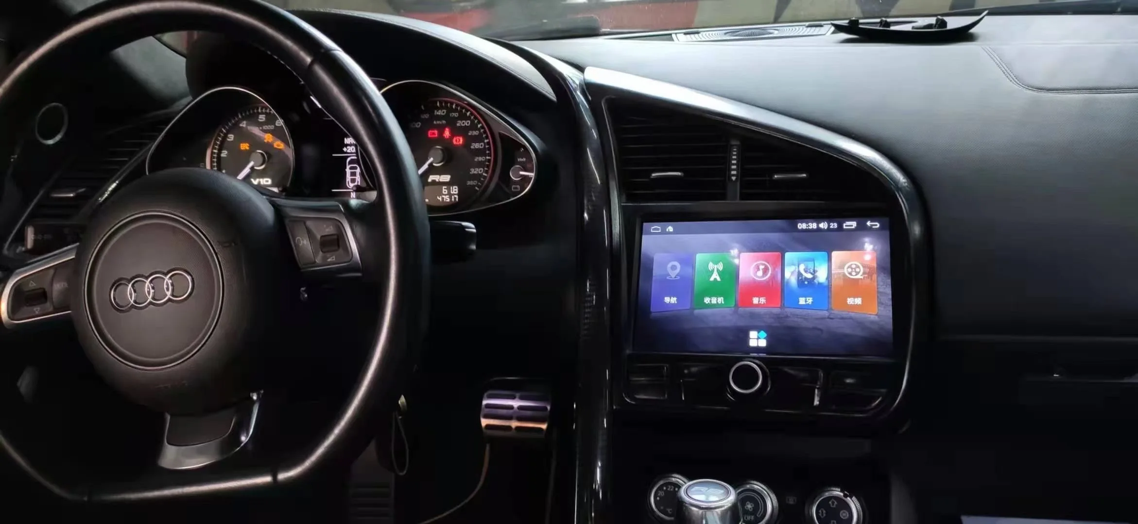 для AUDI R8 2007-2014 Android 10 Авто стерео головное устройство мультимедийный плеер магнитола автомобильный GPS навигатор