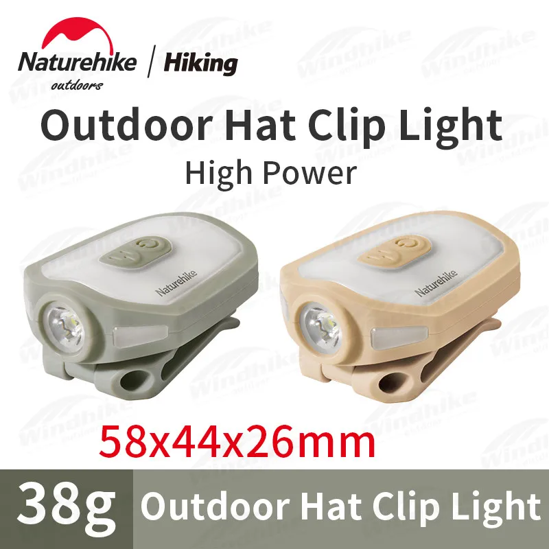 Легкий кемпинг Naturehike Hat Clip Light, сверхлегкий портативный мини-налобный фонарь для альпинизма на открытом воздухе, рыбалки, езды на велосипеде, IP54, аварийная ситуация