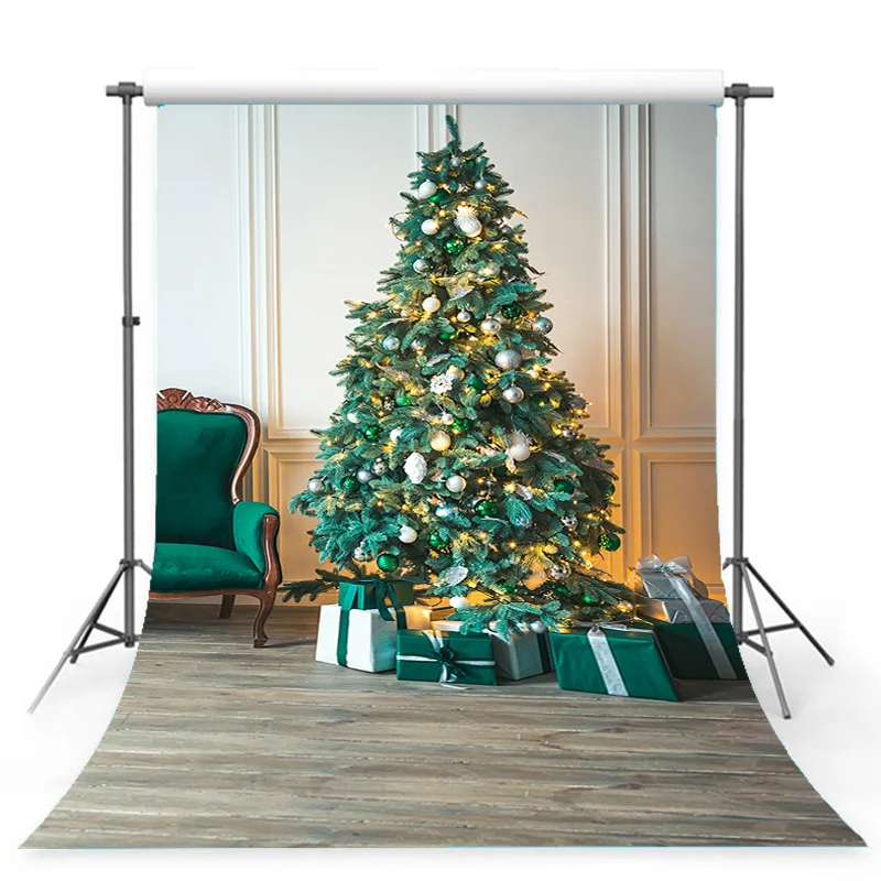 ZHISUXI Рождественское украшение интерьера, фоны для фотосъемки с сосной, реквизит, удобный фон для домашней фотостудии AA-01