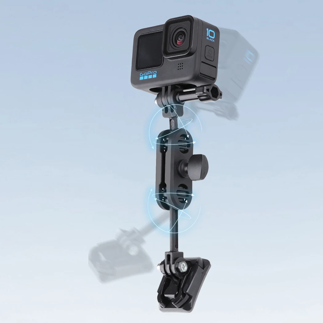 Подбородочный кронштейн мотоциклетного карданного подвеса для экшн-камеры Gopro Hero10/9/8 Dji 360
