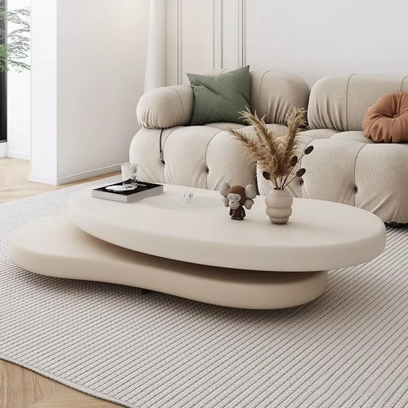 Трансформируемый Уникальный журнальный столик в минималистском стиле, большой эстетичный приставной столик, простой диван в твердом переплете, мебель для гостиной