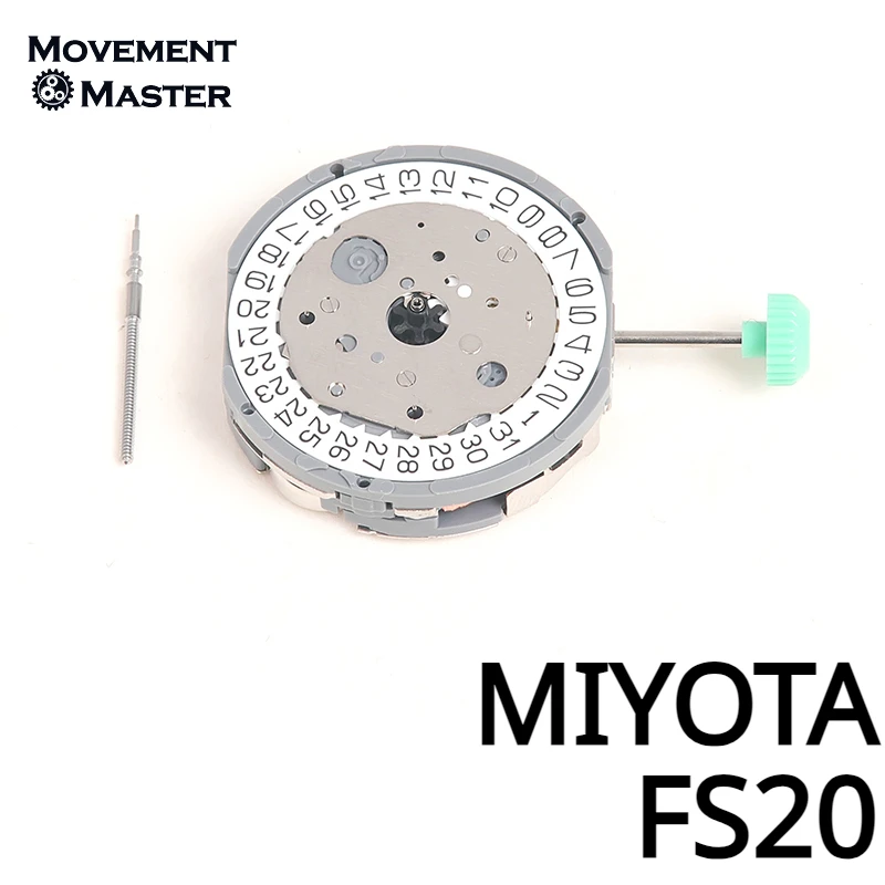 Япония Механизм MIYOTA FS20 С датой в 4,5 6 секунд с небольшим 3,6,9 секунды Новый кварцевый механизм Аксессуары для часового механизма