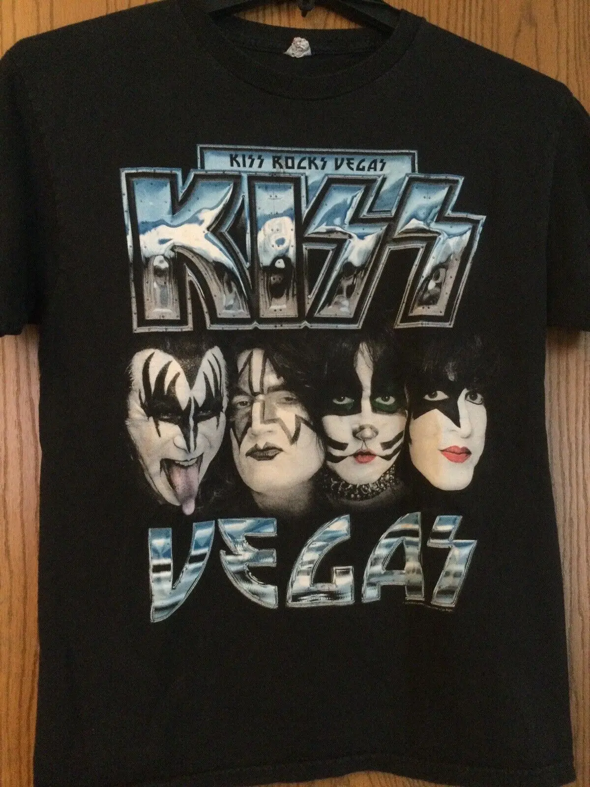 Черная рубашка Kiss “Kiss Rocks Vegas” 2014 M AAA