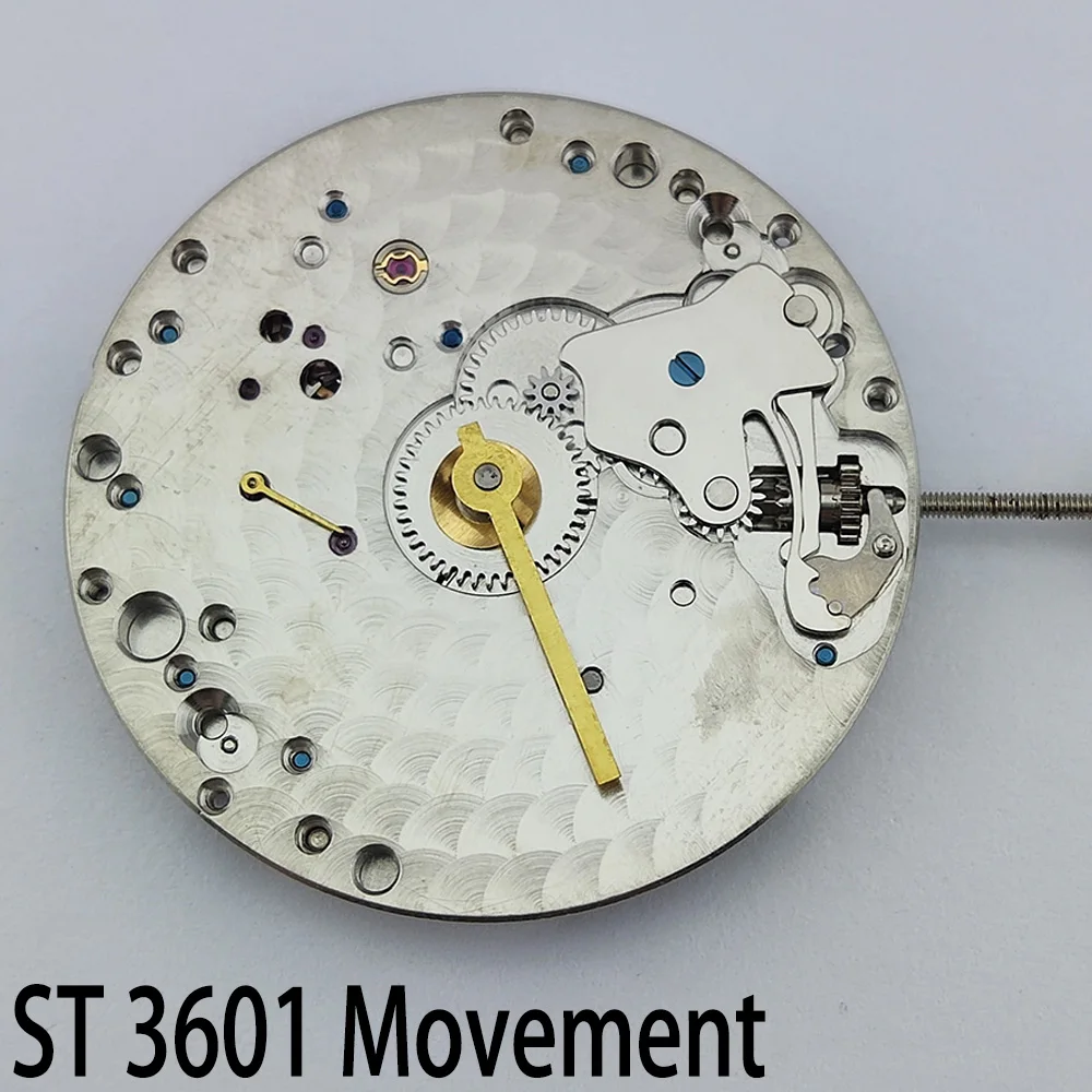 Механизм Seagull 17 Jewels ST 3601 С тонкой регулировкой на гусиной шее, Высокоточный часовой механизм с ручным заводом