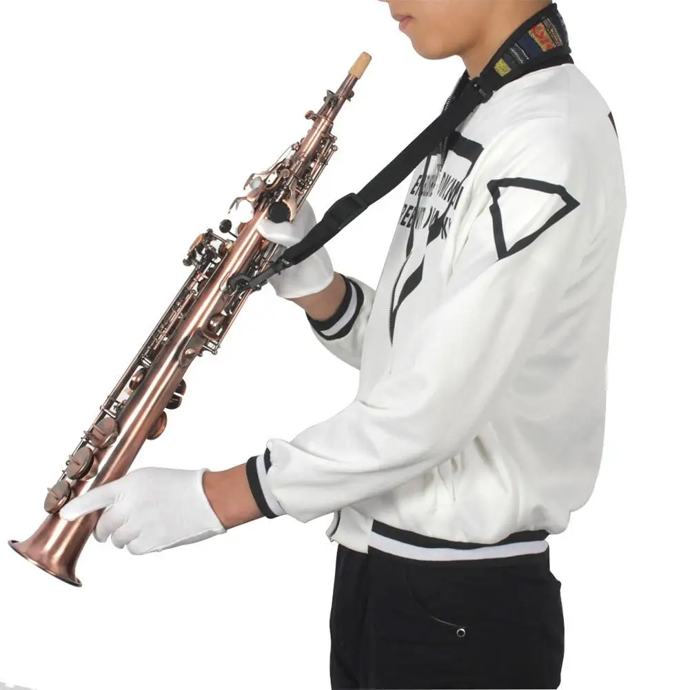 Шейные ремни для саксофона, Высокоэластичный хлопковый пояс в этническом стиле, подвесные шейные ремни для Сопрано-Альт-тенор-саксофона