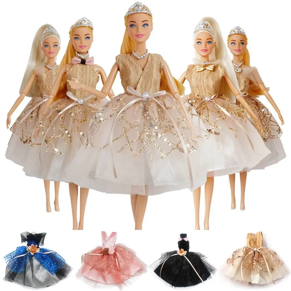 Модная кукольная праздничная одежда Новая Повседневная одежда ручной работы Свадебные платья 2023 Новейшие Аксессуары для кукол 30-сантиметровая кукла