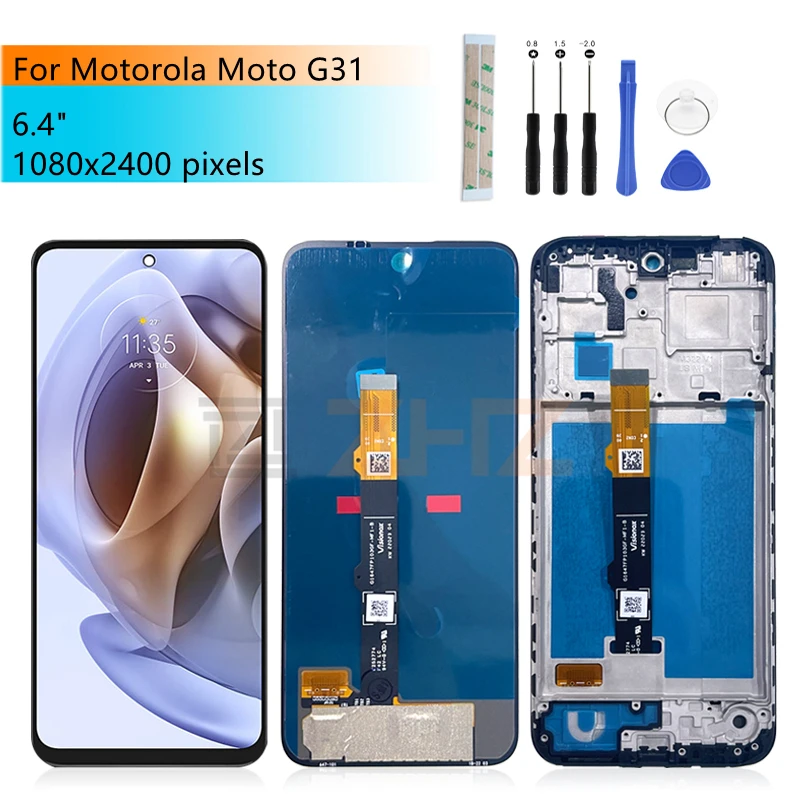 Для Motorola Moto G31 ЖК-дисплей с сенсорным экраном Дигитайзер в сборе для Moto G41 G71 Запасные части для ремонта дисплея 6,4 