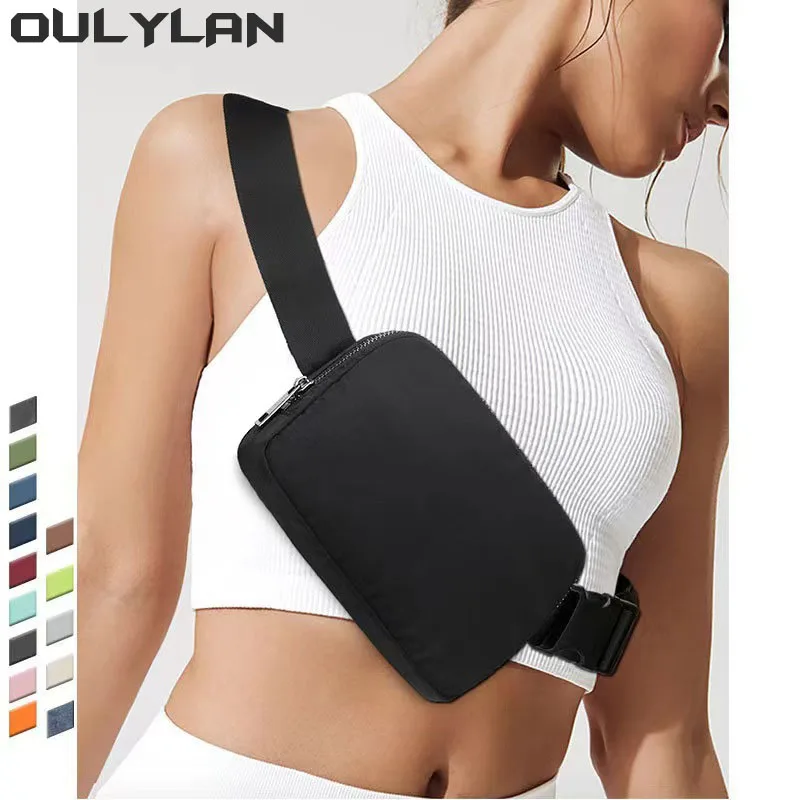 Oulylan Спортивная походная сумка для телефона, женский городской бег, фитнес, Велоспорт, нейлоновый ремень, женская Мужская поясная сумка для бега, сумка-слинг через плечо