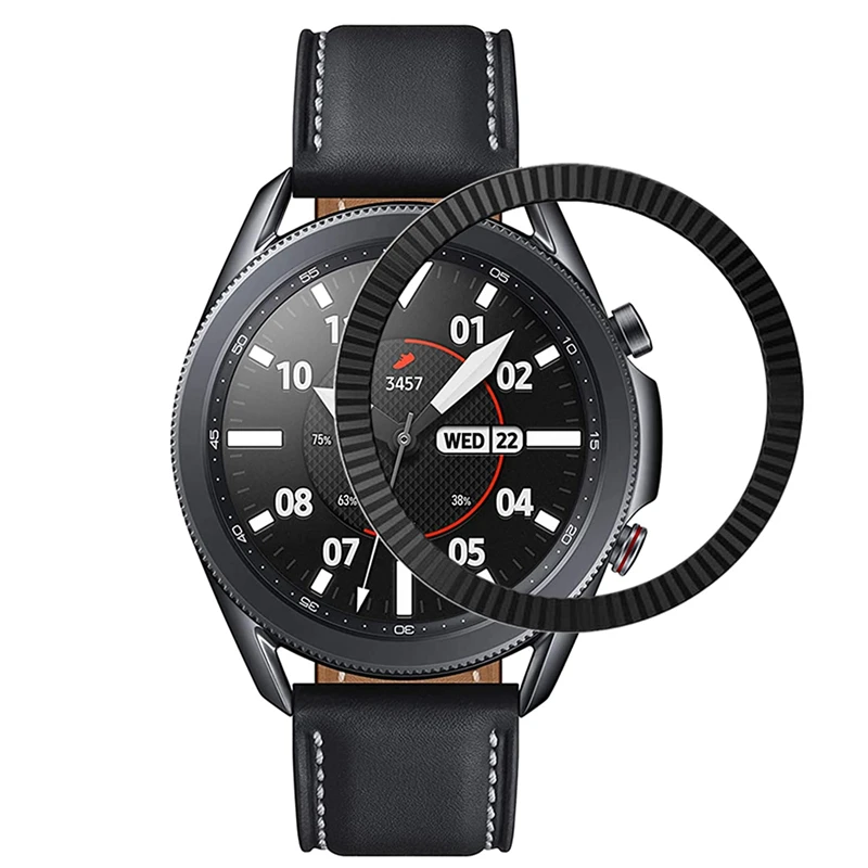 Безель с кольцом из нержавеющей стали для Samsung Galaxy Watch 3 45 мм 41 мм, защита от царапин для Galaxy Watch 3 Protector