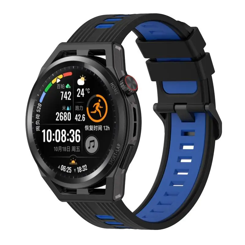 Спортивный Силиконовый Ремешок для часов huawei Watch GT 3 46 мм Оригинальный Сменный ремешок HuaweiWatch Band Браслет