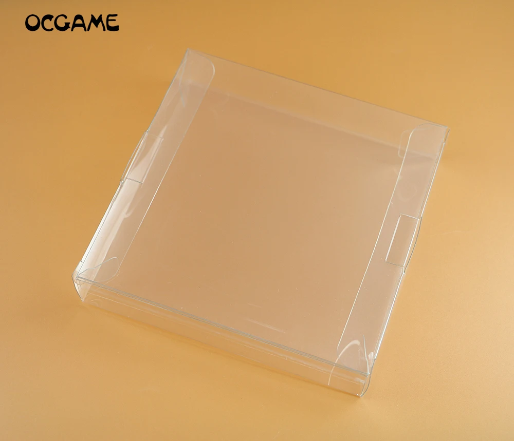 OCGAME 50 шт./лот, прозрачный чехол для коробки с игровыми картриджами, защитная пленка CIB, пластиковая защита для домашних животных для GBA GBC