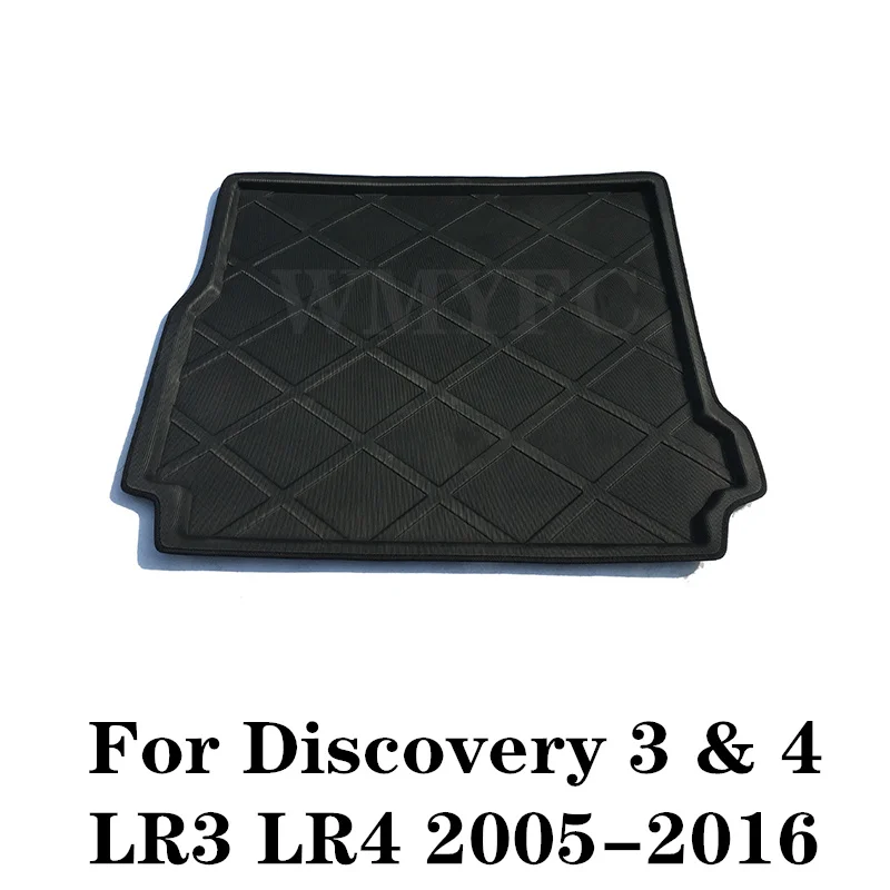 Задний вкладыш багажника, коврик для багажника, поддон для ковров на полу 2007 2008 2009 2010 2011 2012 для Land Rover Discovery 3 и 4 2005-2016