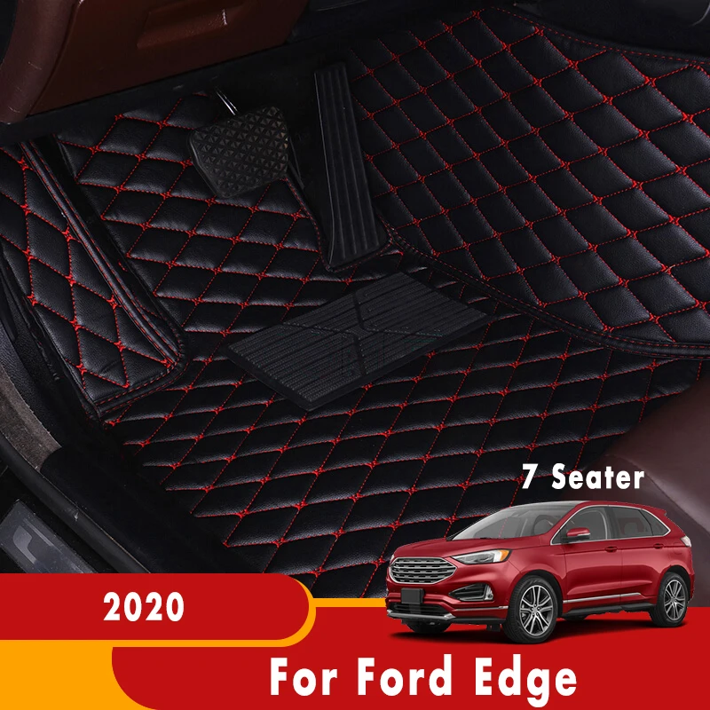 Для Ford Edge 2020 (7 мест) Автомобильные Коврики Для Пола, Ковры Для Салона Автомобиля, Аксессуары, Водонепроницаемые Чехлы На Заказ, Товары для Автомобилей