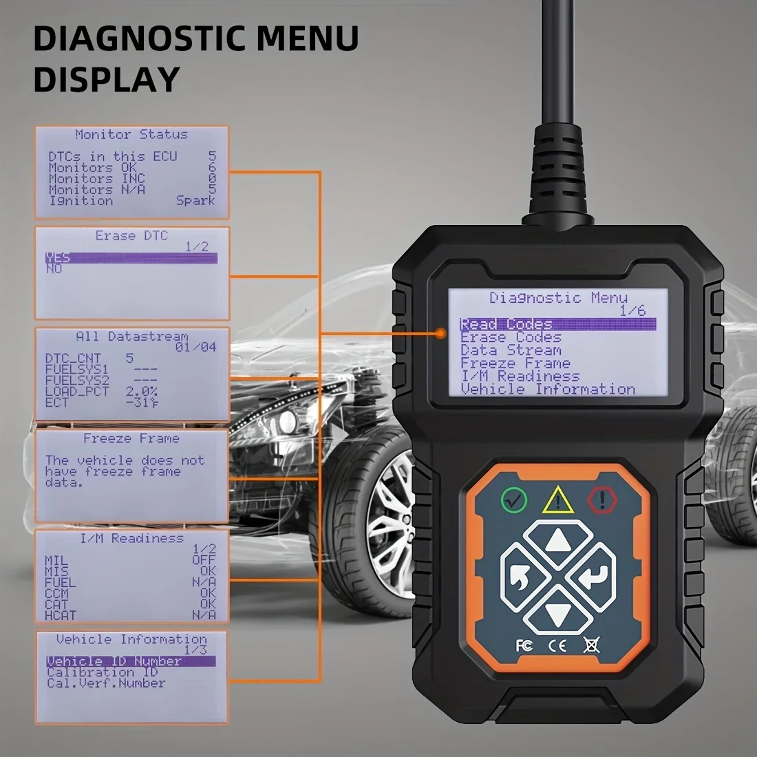 Считыватель автомобильного кода: получите мгновенную диагностику контрольной лампы двигателя вашего автомобиля с помощью сканера OBD2!