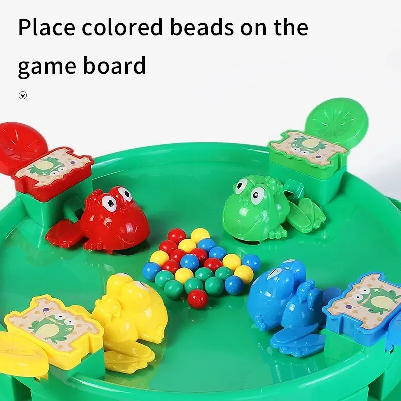 Детская игрушка Frog And Pac-Bean, Crazy Greedy-Bean, интерактивная настольная игра-головоломка для родителей и детей