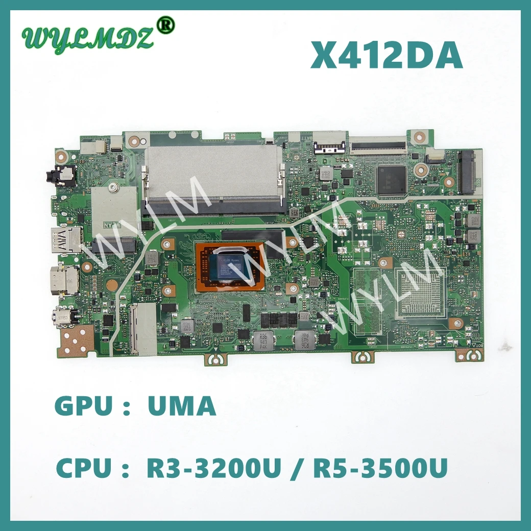 X412DA С процессором R3 R5 4 ГБ Оперативной памяти V2G/UMA Материнская плата Для Ноутбука Asus R412DA F412DA A412DA A412DK F412DK X412DA Материнская плата Для ноутбука
