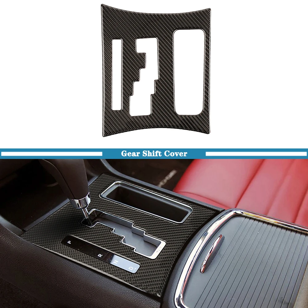 для Dodge Charger 2011 2012 2013 2014 Декоративные наклейки на панель переключения передач, накладка, молдинги салона автомобиля из углеродного волокна