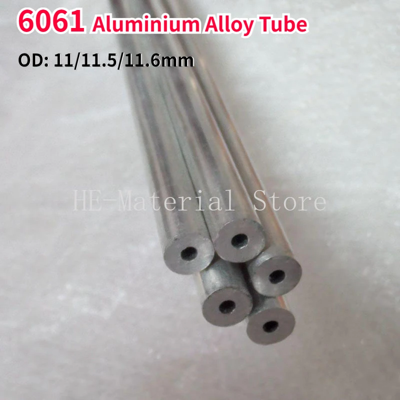 1шт Длина 100 мм Трубка из алюминиевого сплава 6061 OD 11/11.5/11.6 мм ID алюминиевой трубки Diy 3.8/4/6/6.8/8/9/ 10 мм