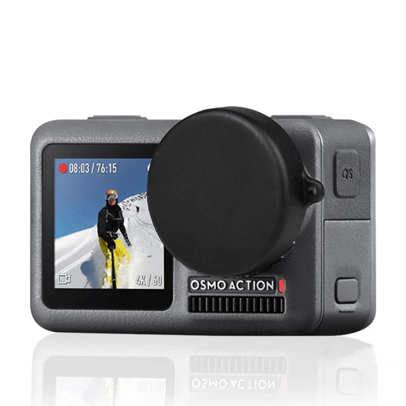 Крышка объектива спортивной камеры DJI Osmo ACTION 4/3, защитная крышка от пыли и падений, крышка для аксессуаров DJI Action 4.