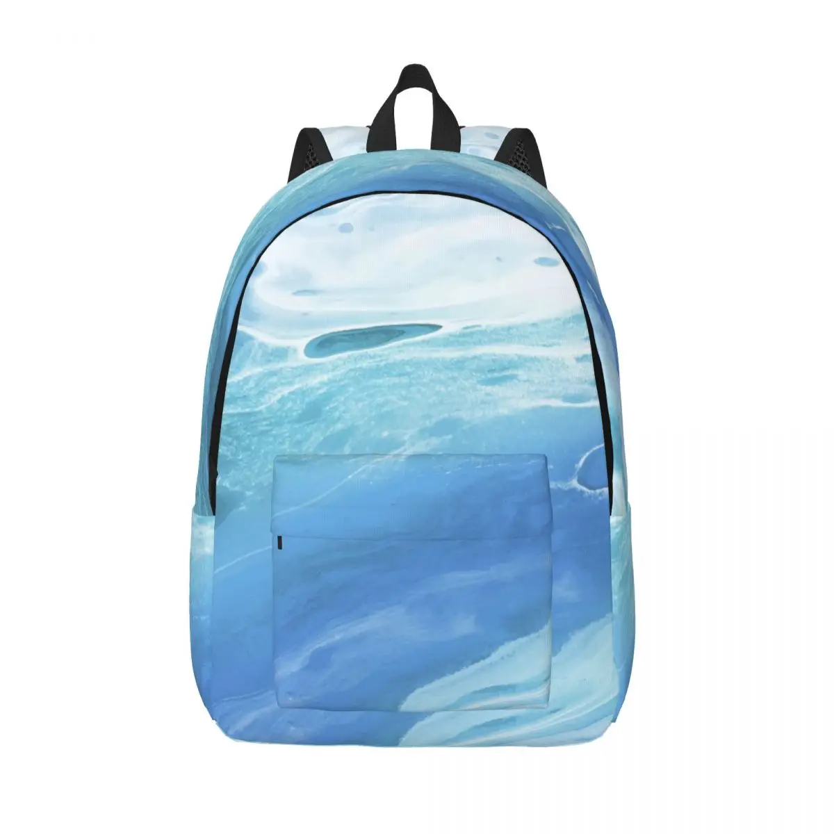 Студенческая сумка, синий мраморный рюкзак, легкий рюкзак для родителей и детей, сумка для ноутбука