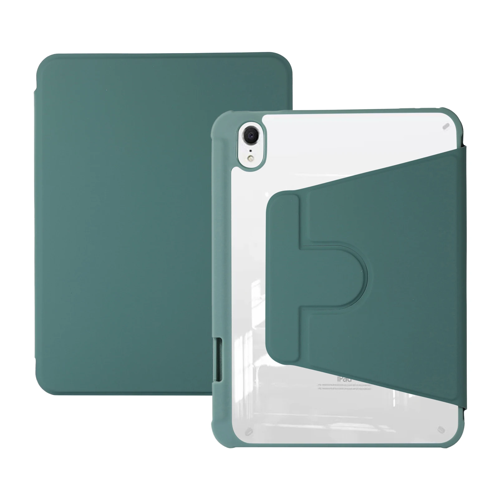 Вращающийся на 360 ° Защитный Чехол для Планшета с Подставкой и гнездом для стилуса Противоударный Для iPad 9,7 10,2 10,5 11 12,9 Дюймов Air4 3 2 1 Mini6