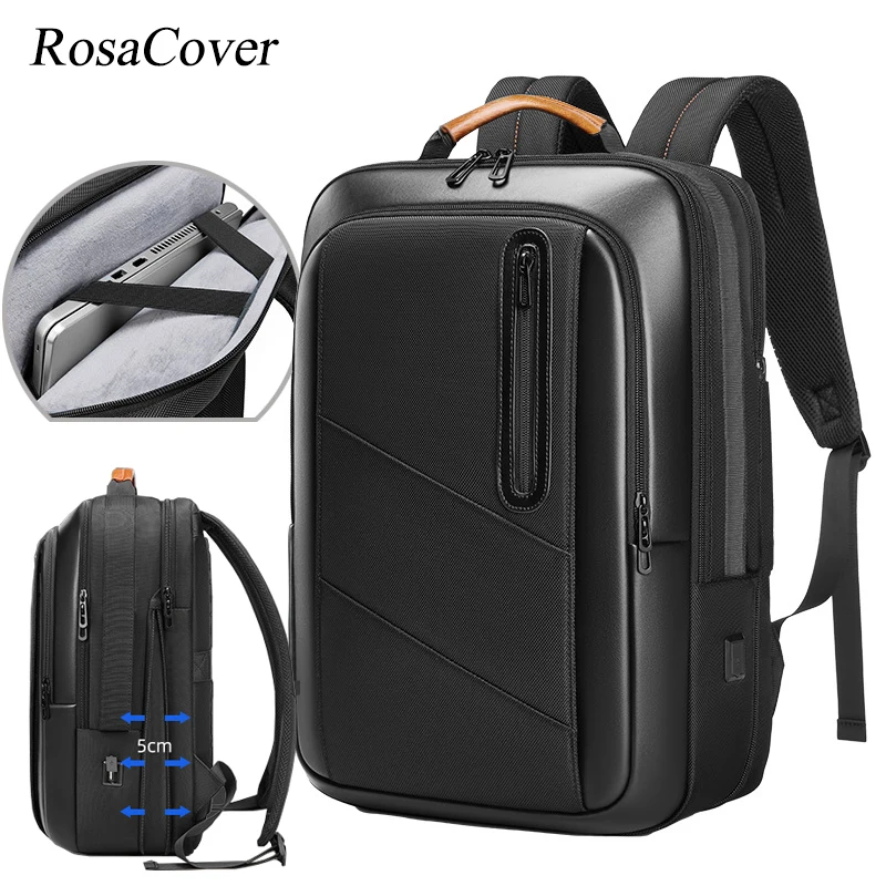 Водонепроницаемый туристический рюкзак, мужской деловой эстетичный Многофункциональный Расширяемый USB-рюкзак для ноутбука большой емкости 17,3 Mochilas