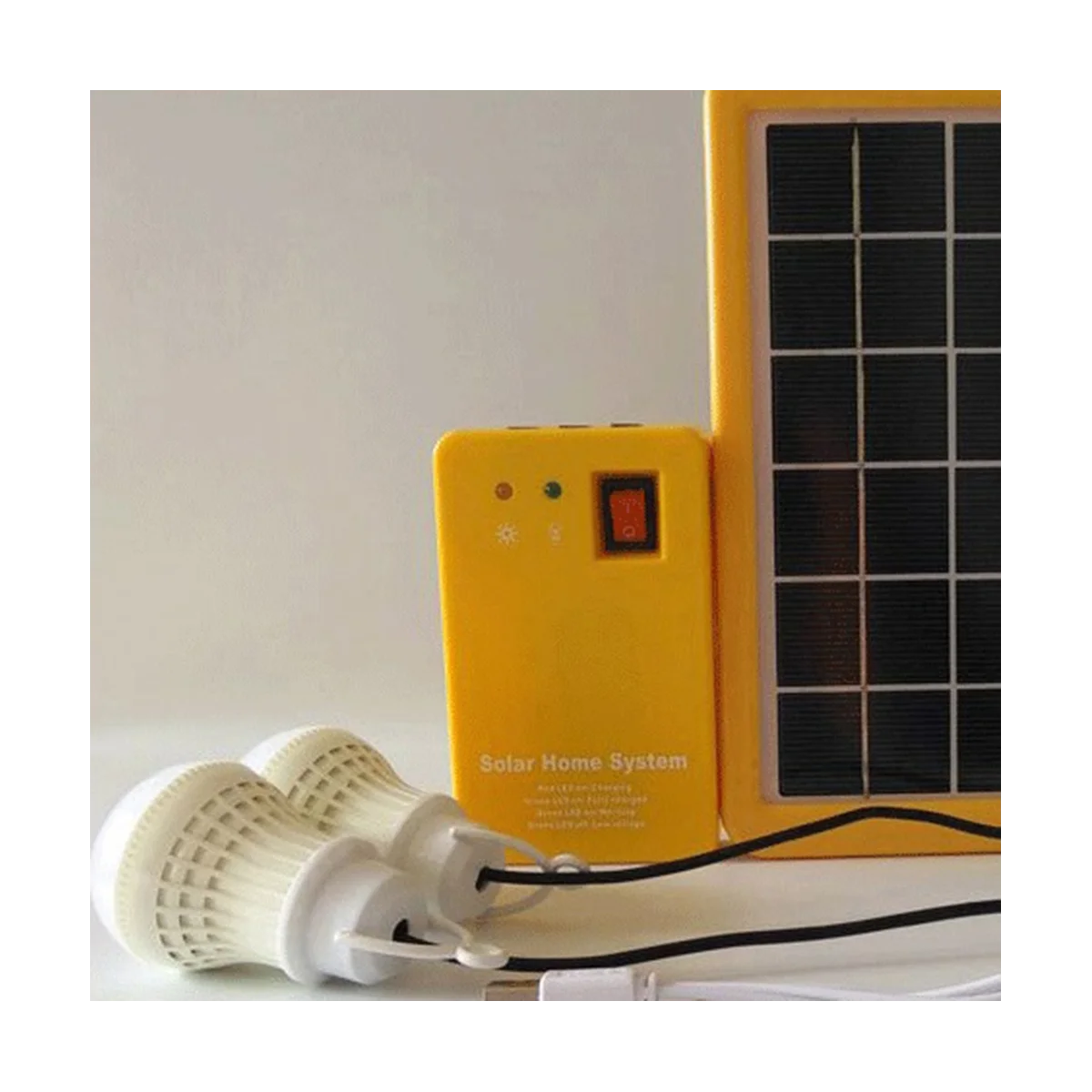 3 Вт Солнечная панель Свет Комплект из 2 ламп Солнечная Система Энергосберегающий Солнечный Свет Наружный Внутренний Перезаряжаемый Светодиодный светильник