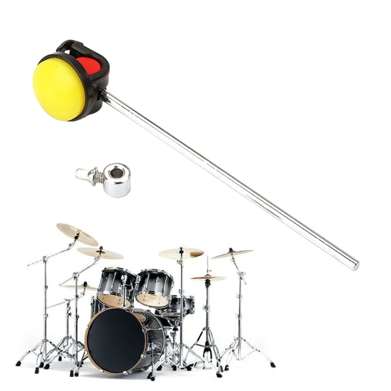 Ножная педаль ударного барабана, колотушка для педали бас-барабана, Металлическая педаль бас-барабана, ударный молоток, Аксессуар для инструмента