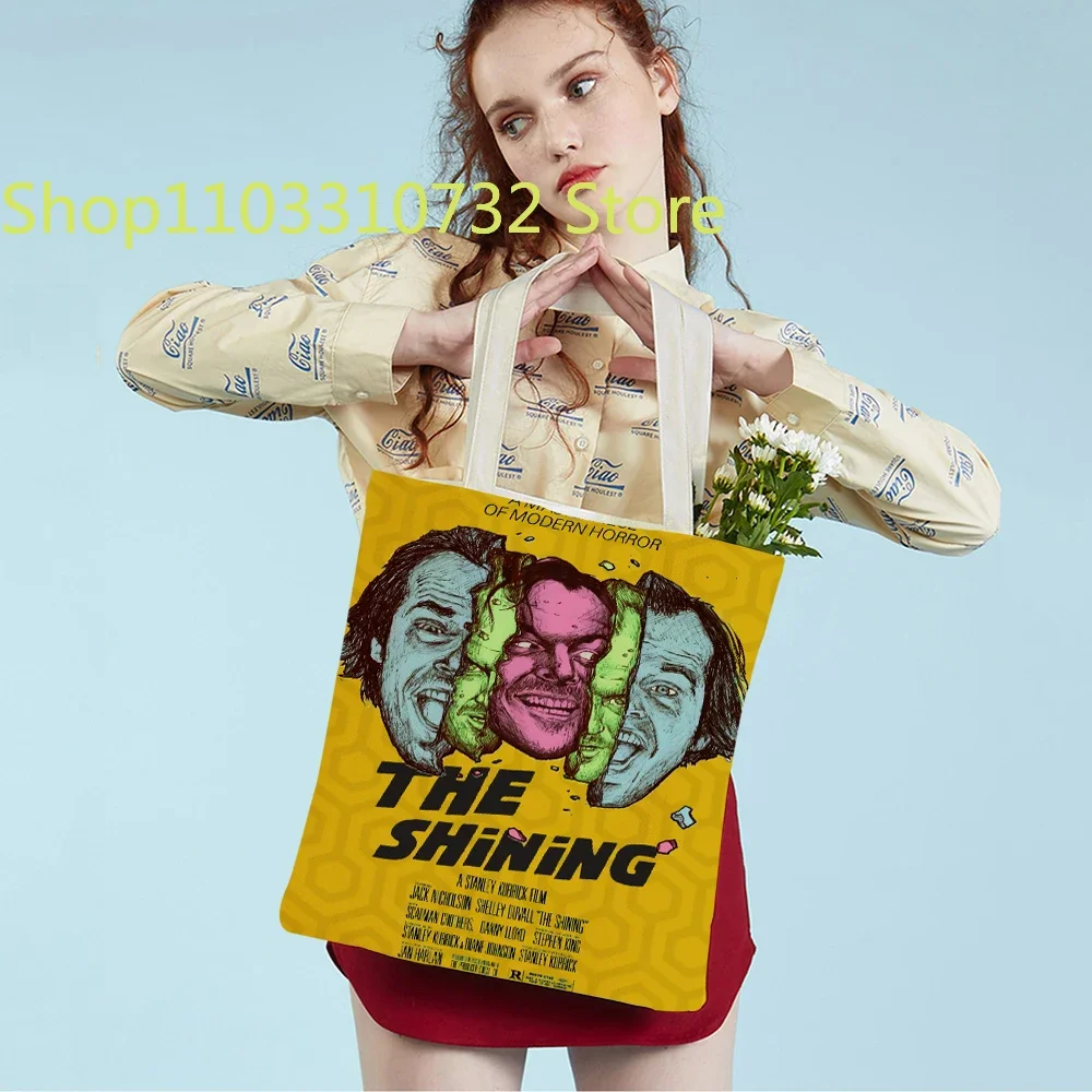 Холщовая женская сумка для покупок из фильма ужасов 