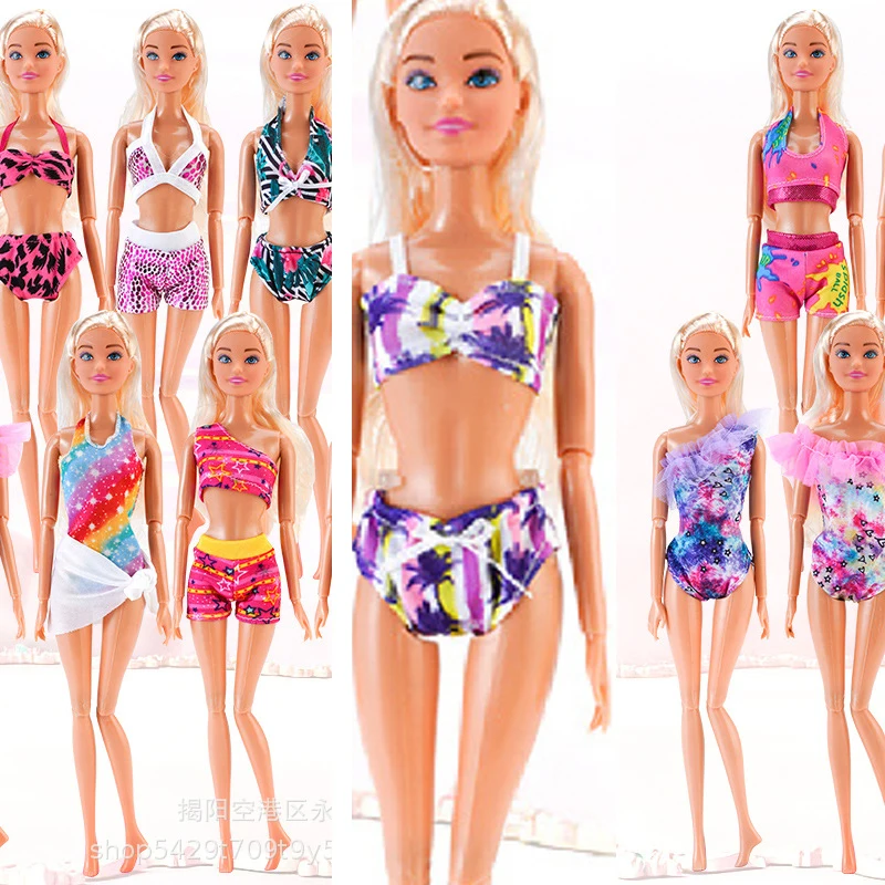 Много стилей кукольных купальников Купальники Бикини Купальники Буй Пляжная одежда для купания Аксессуары для игрушек куклы Барби